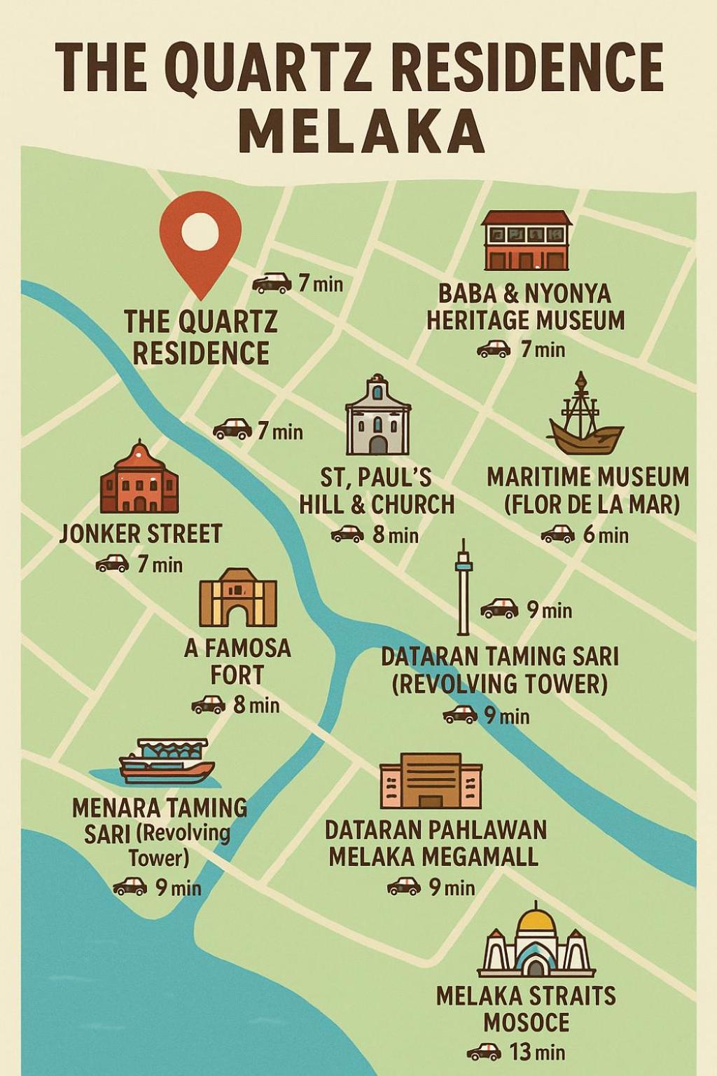 Quartz Paragon Suites Melaka By Ggm Eksteriør bilde